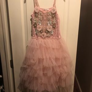Gorgeous Petite Adele pink tulle dress .